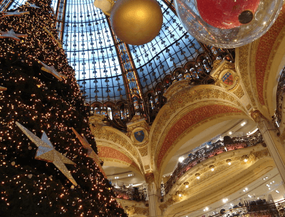 Galeries Lafayette Haussmann Christmas Decorations